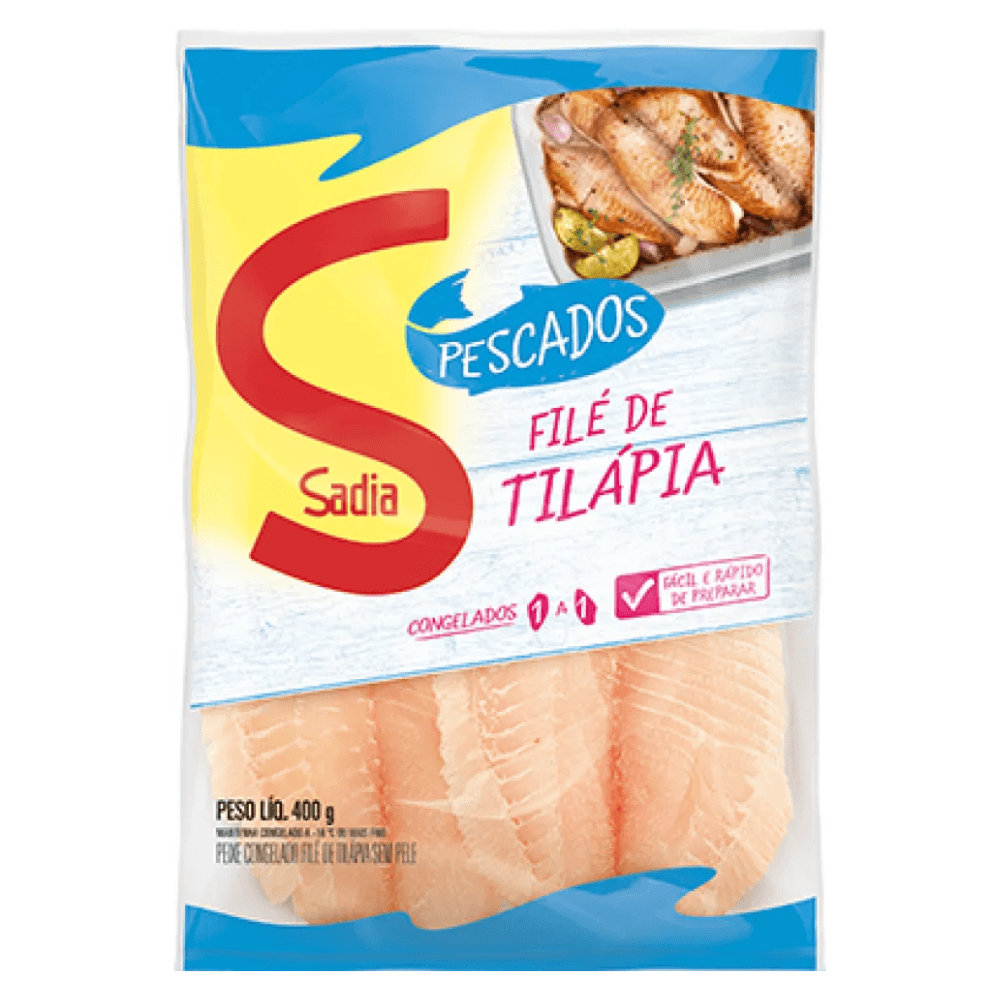 Filé Tilápia Sadia Congelado 400g